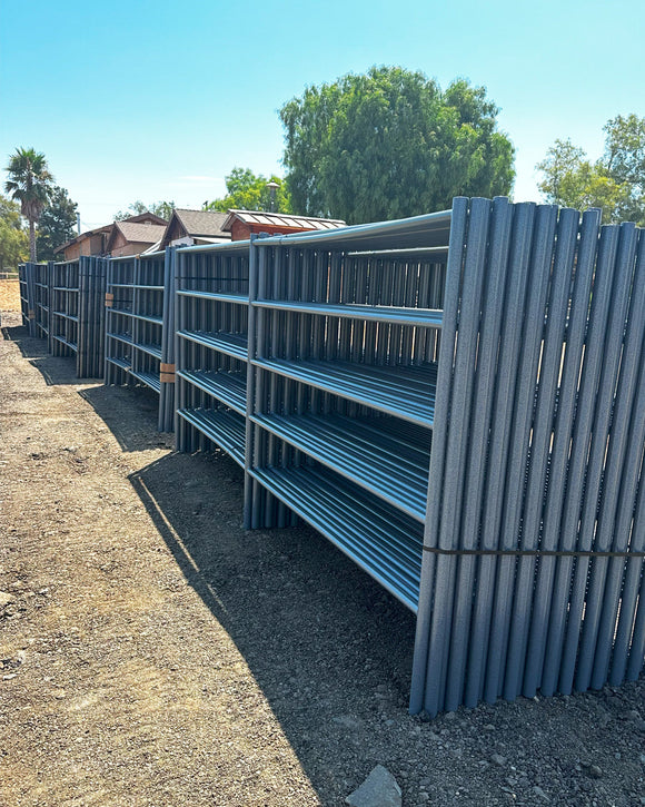 Premium 12x5 Horse Corral Panel (5 Rail) 1-5/8" 14 Gauge