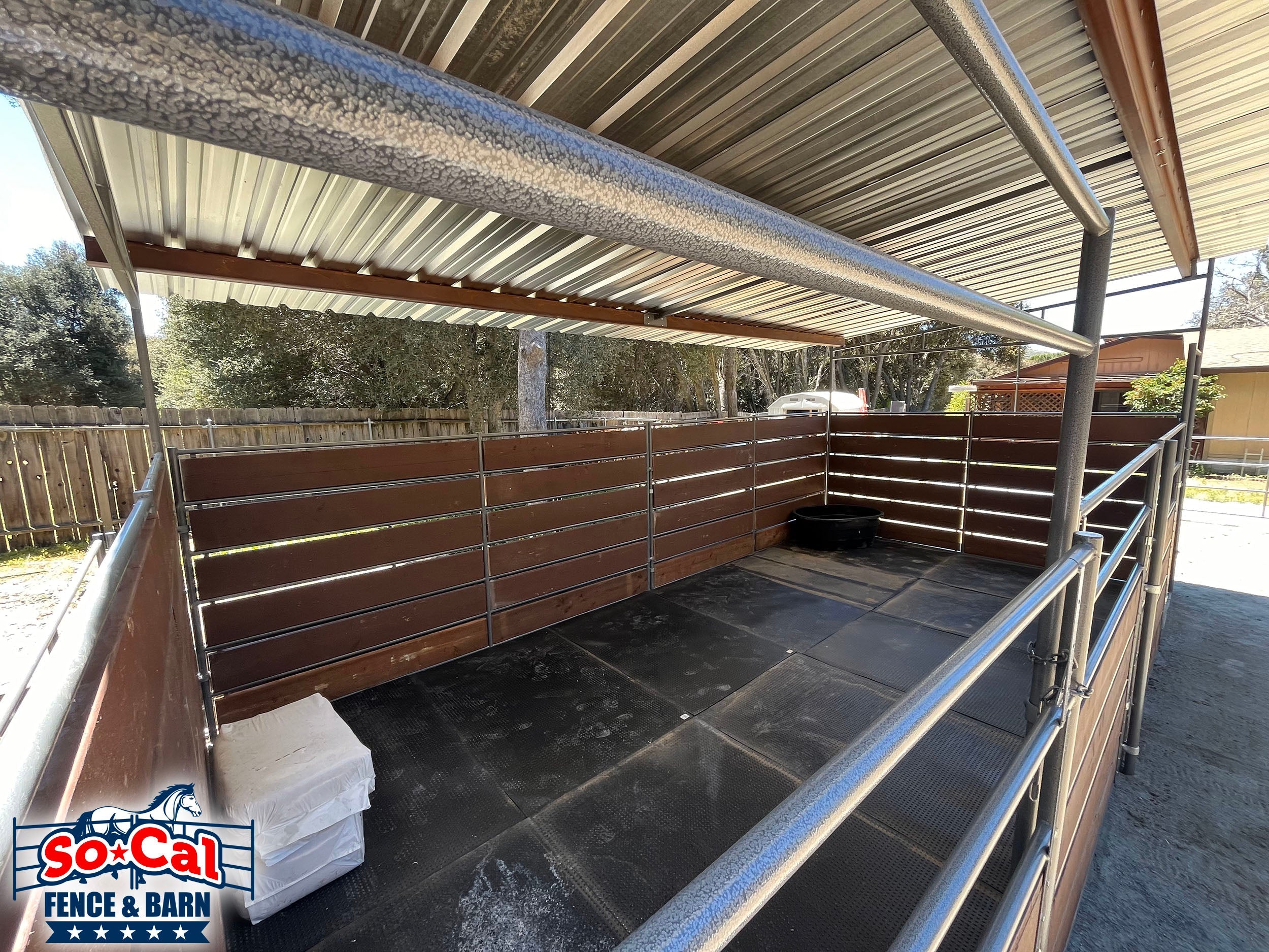 12x24 horse stall shelter 