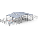 Mare Motel with (4) 12x24 Stalls and 12ft Breezeway 4-Rail *LIMITED TIME SALE ON THIS MOTEL ONLY*-1