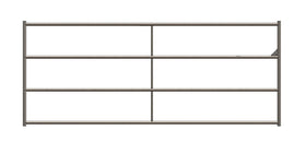 Standard Arena Swing Gate 4 Ft X 10 Ft (4 Rail) 14 Gauge