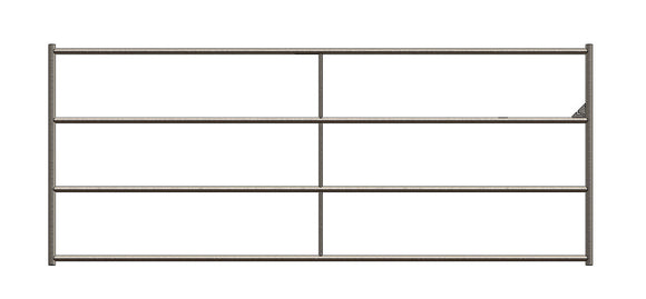 Standard Arena Swing Gate 4 Ft X 10 Ft (4 Rail) 14 Gauge