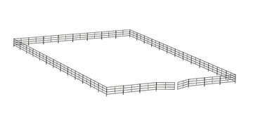 120X200 Riding Arena (5 Rail)