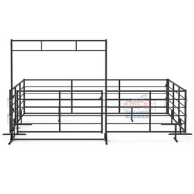 20x20 Livestock Cattle Corral Pen - Freestanding Portable Stall Kit - 0