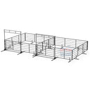 Two 20x20 Portable Cattle Corral System Side-by-Side-1