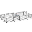 Two 20x20 Portable Cattle Corral System Side-by-Side-3