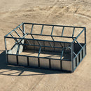 4x8 Heavy Duty Big Bale Cattle Feeder-3