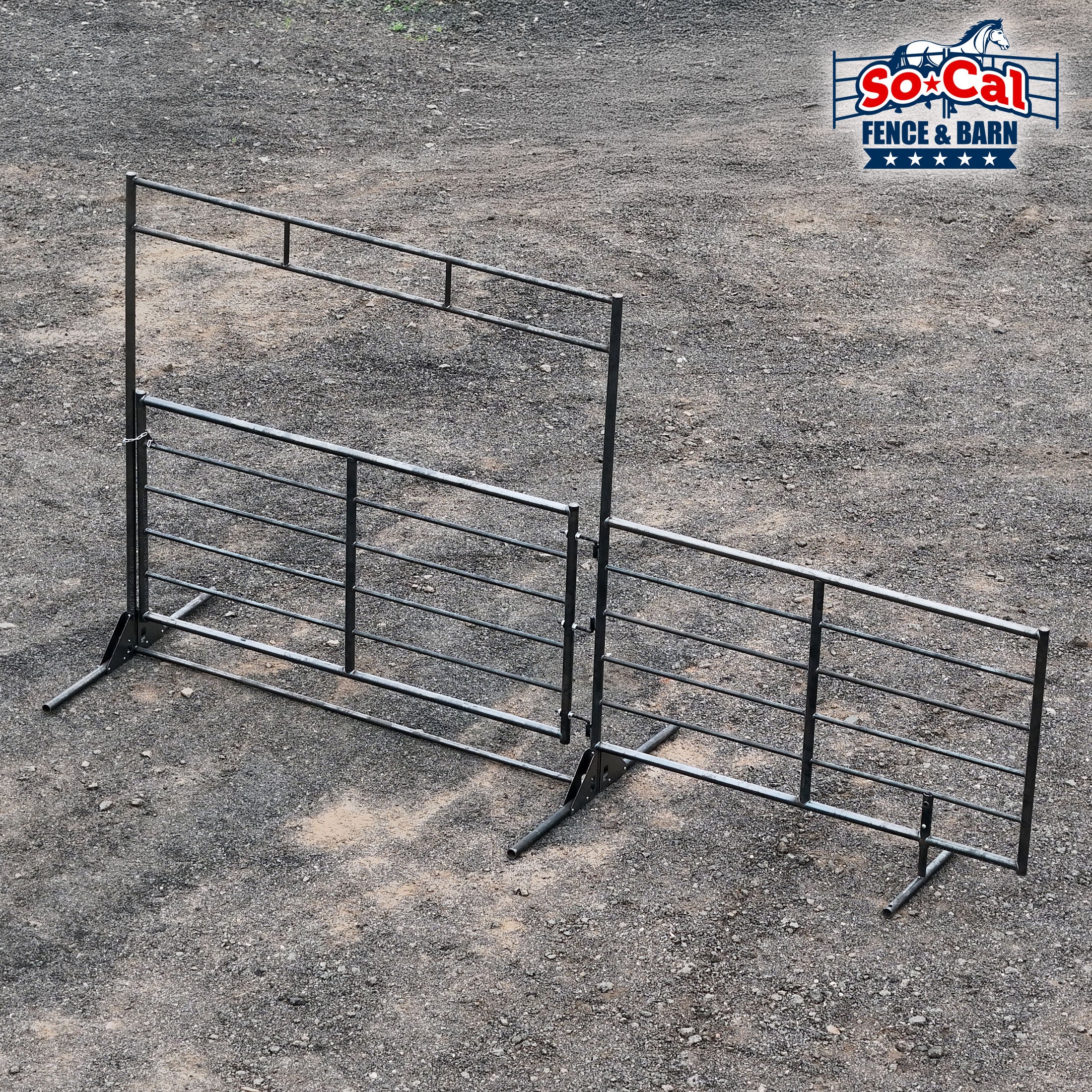 20ft Freestanding Cattle Gate Combo - 0