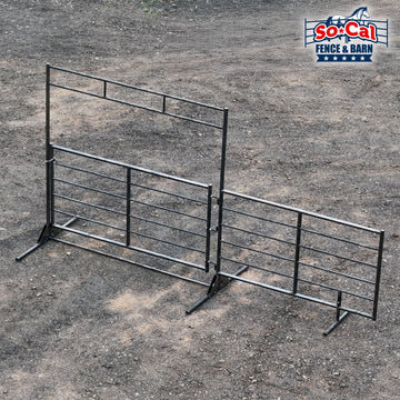 20ft Freestanding Cattle Gate Combo - 0