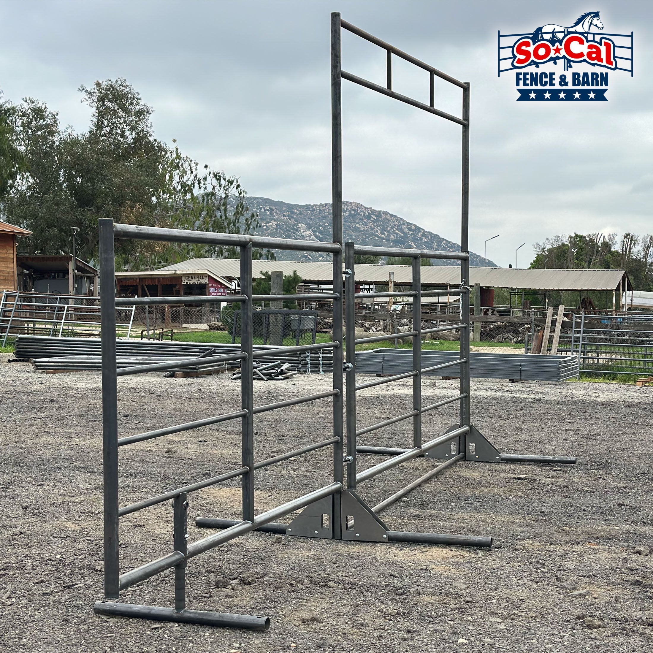 20ft Freestanding Cattle Gate Combo