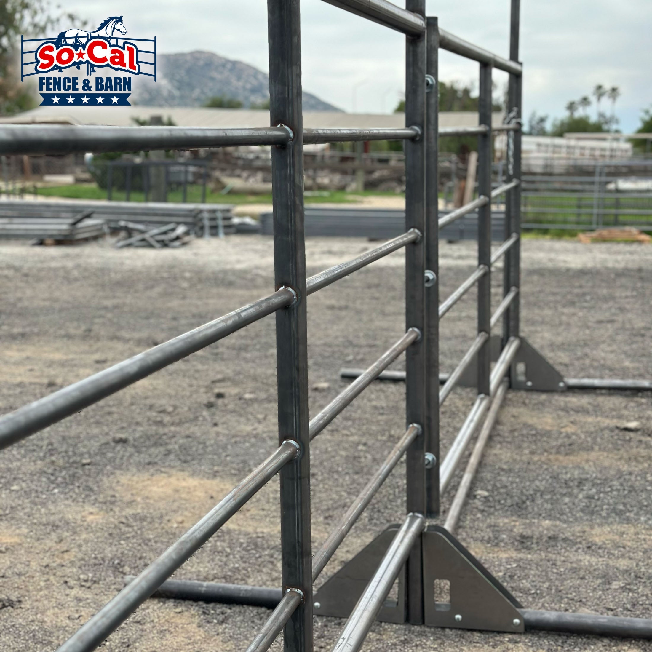 20ft Freestanding Cattle Gate Combo
