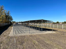 Mare Motel Shed Row with (4) 12x24 Stalls and 12ft Breezeway 4-Rail FULLY COVERED-4