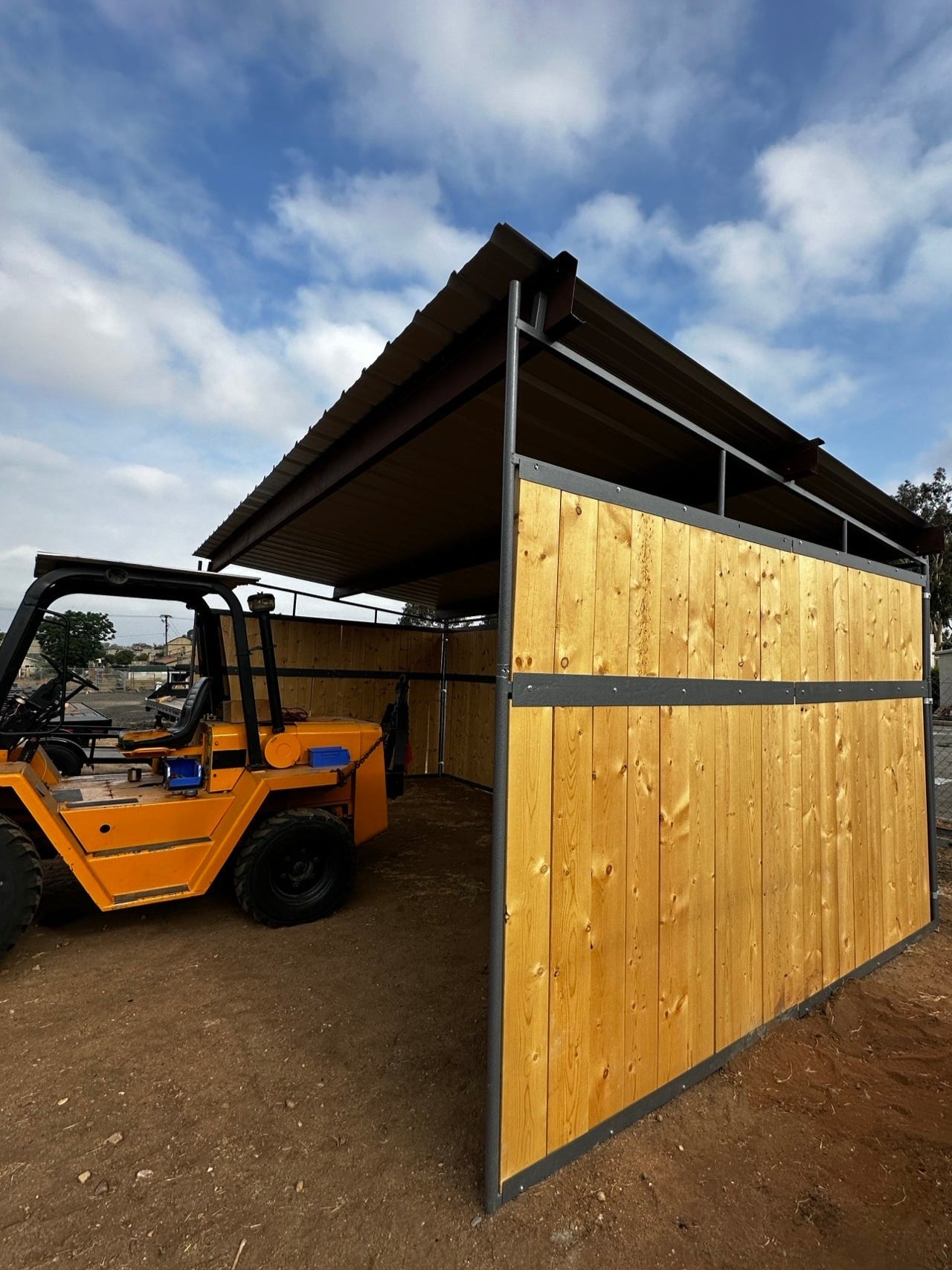 12x24 Loafing Shed (3 Walls) Wood Not Included - 0