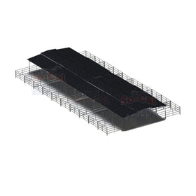 Mare Motel with (26) 12x24 Stalls and 12ft Breezeway 4-Rail