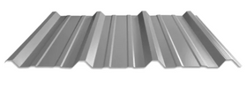 9.5X3 PBR Panel - Galvalume Metal Roof Siding Material (3ft x 9.5ft) 26-Gauge