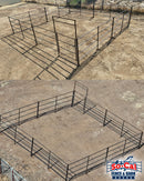 24x24 Horse Stall Kit (4-Rail)-2