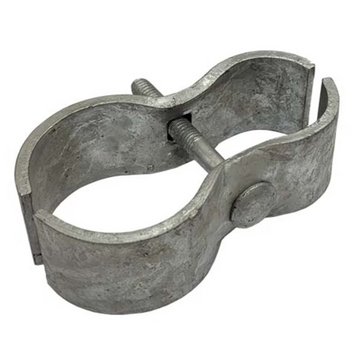 2-3/8" to 1-5/8" Galvanized Panel Clamp Adapter