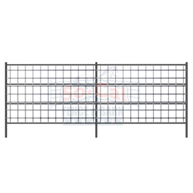 Premium 12x5 Horse Corral Panel *WIRE MESH* (4 Rail) 1-5/8" 14 Gauge