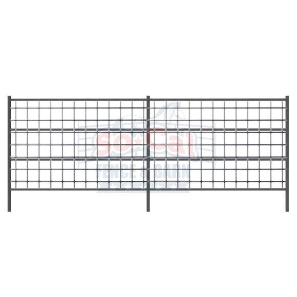 Premium 12x5 Horse Corral Panel *WIRE MESH* (4 Rail) 1-5/8" 14 Gauge