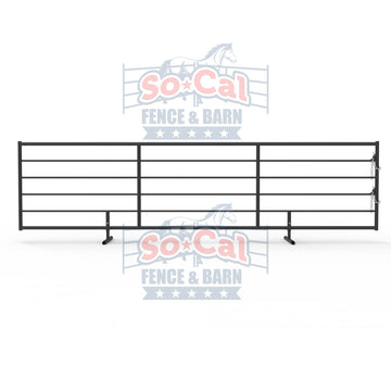 20ft Cattle Livestock Panels 2-3/8" 14 Gauge - Freestanding with Detachable Feet - 0