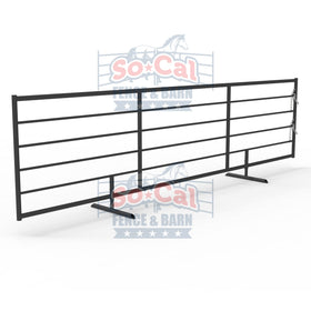20ft Cattle Livestock Panels 2-3/8" 14 Gauge - Freestanding with Detachable Feet