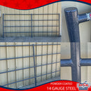 24X24 Add-On Stall with 12x24 Cover (4 Rail)-4