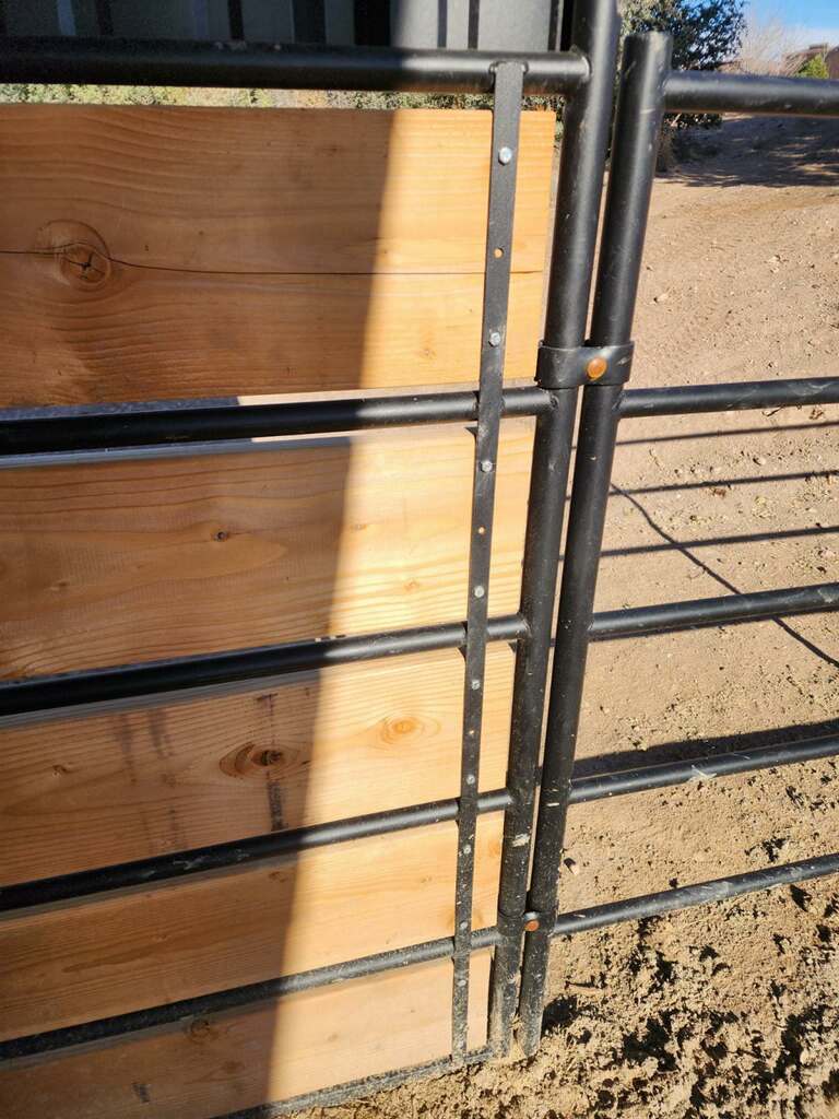Panel Gate Combo 12ft 5-Rail WOOD INSERTABLE