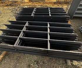 10ft Continuous Fence Panel | Powder-Coated| 5-Rail - 0